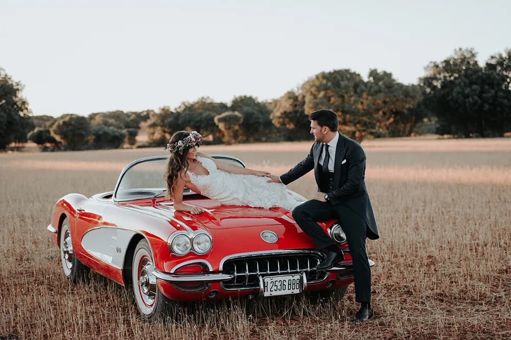 Fotografía del reportaje de boda de Elisa & Jaime Un momento de la pareja — Elisa & Jaime