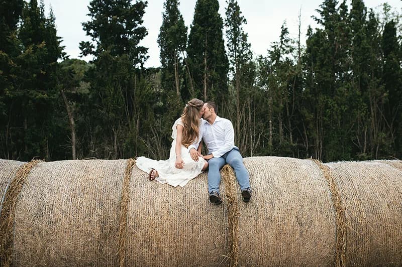 Fotografía del reportaje de boda de Eva & Agustín Un momento de la pareja — Eva & Agustín