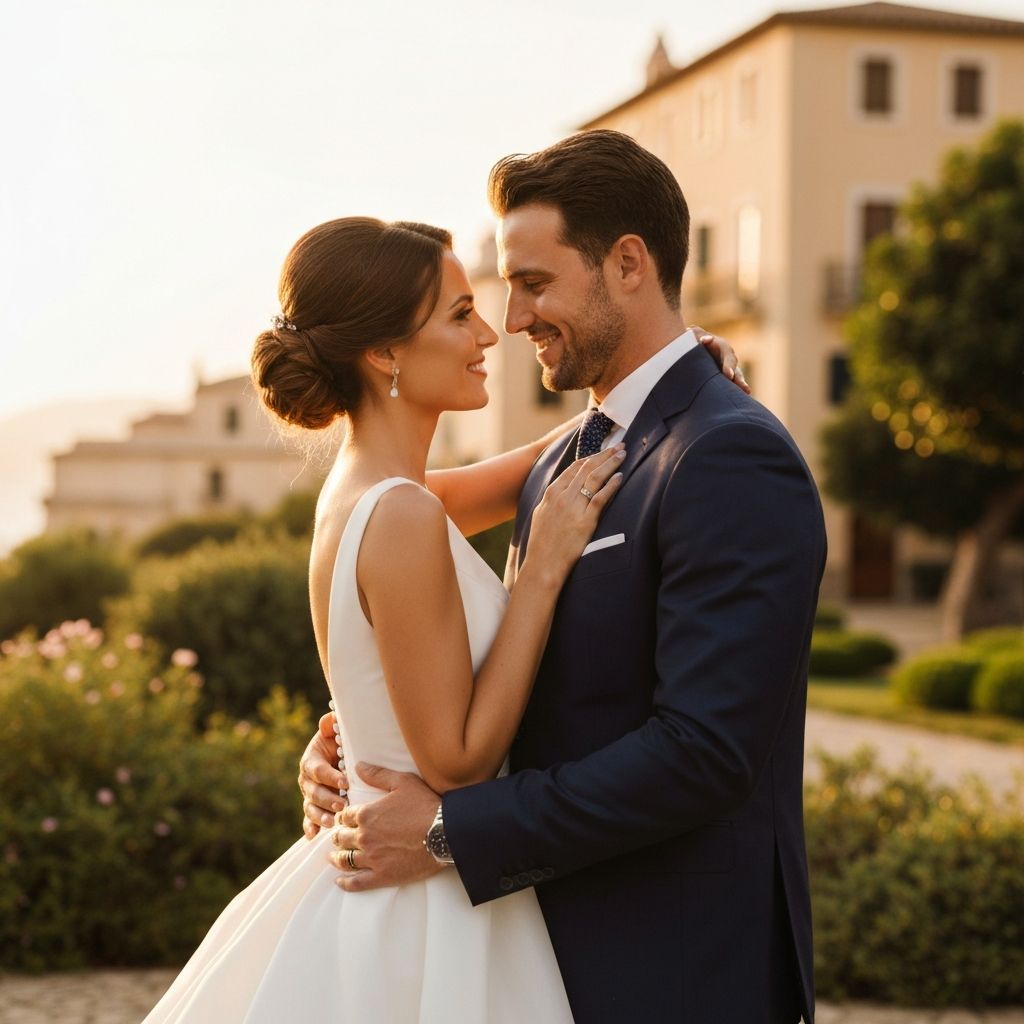 Fotógrafo de bodas en Elche - pareja de recién casados
